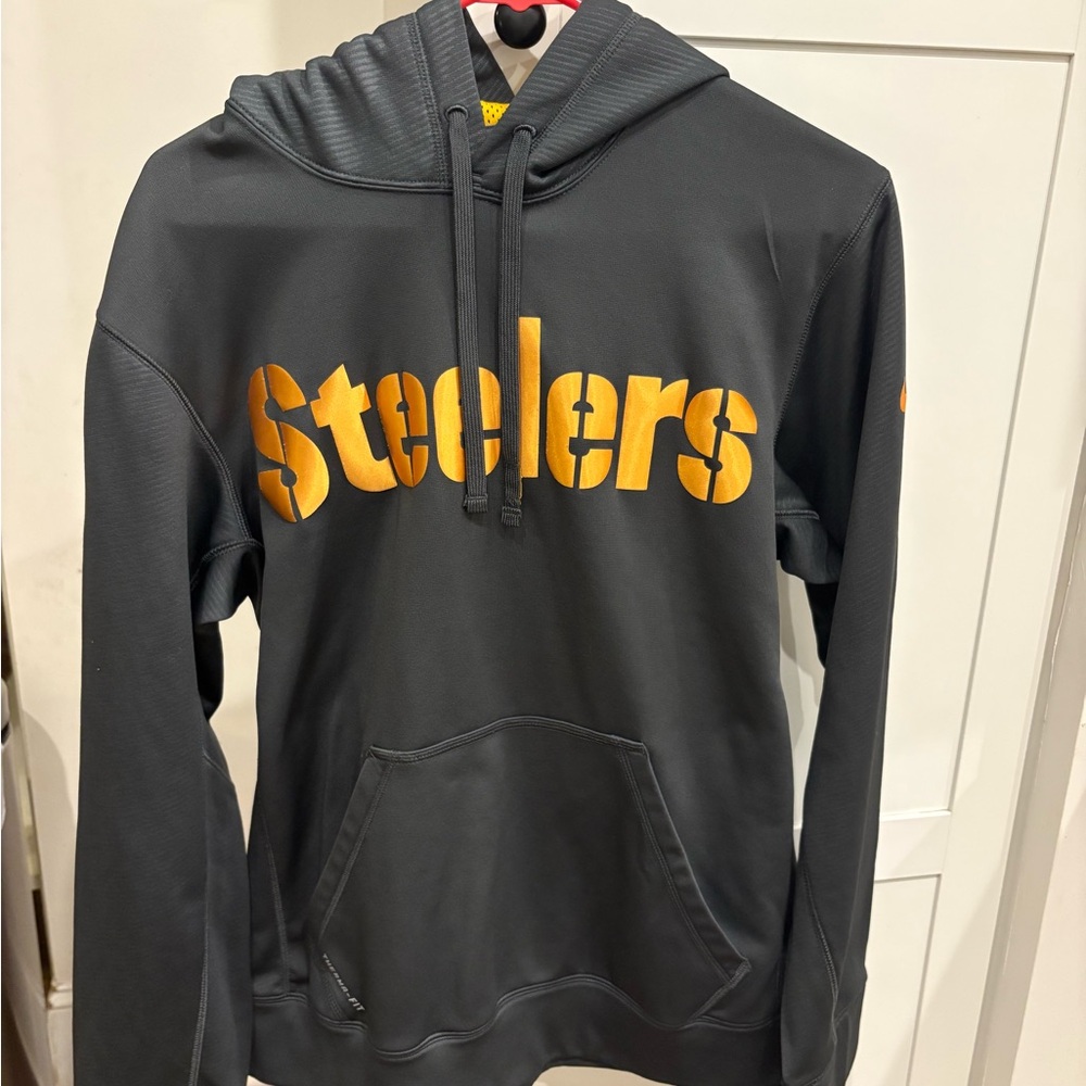 Nike Steelers Black and Gold Hoodie